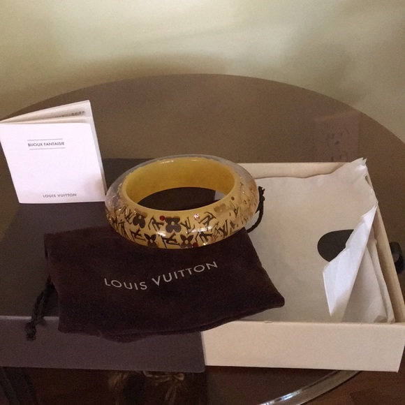 Large LV Inclusion LOUIS VUITTON bracelet 💛 - Picture 2 of 5